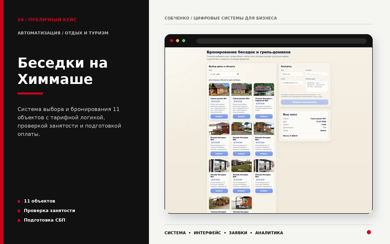 Беседки на Химмаше